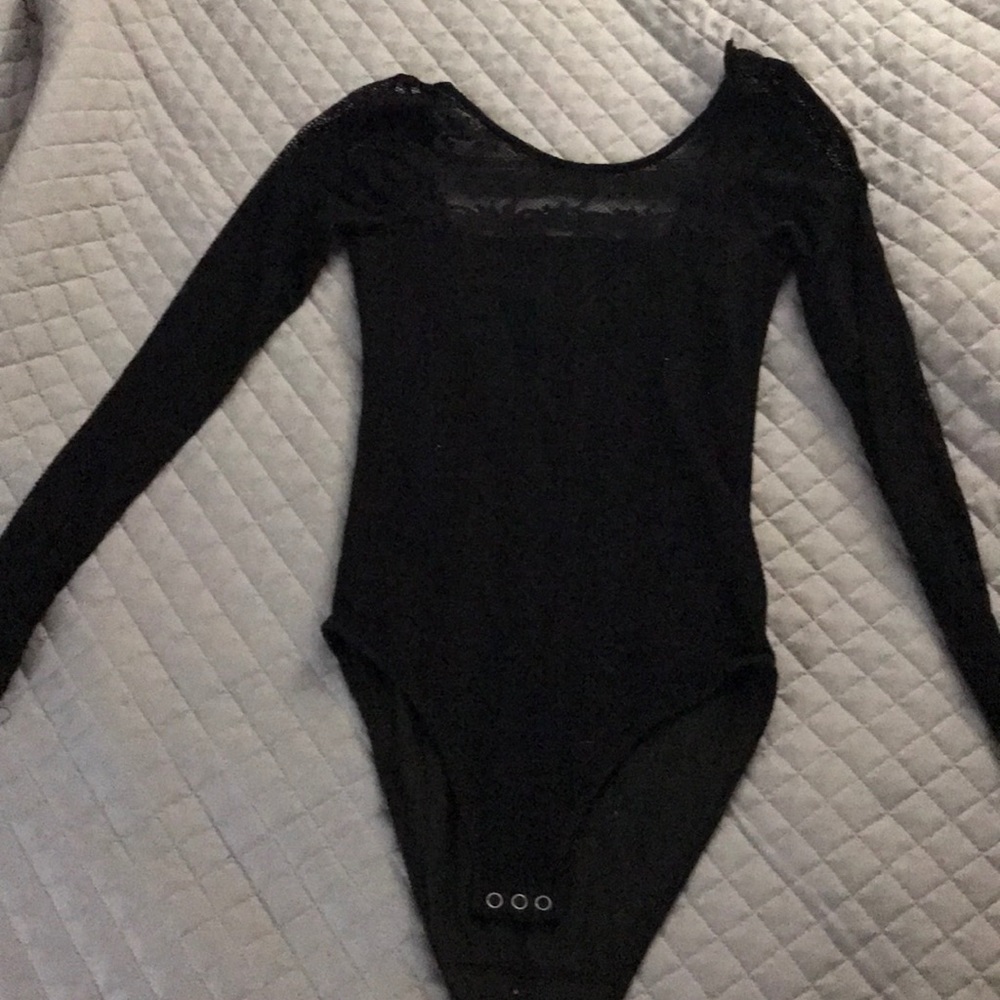 Hollister Black Lace Body Suit